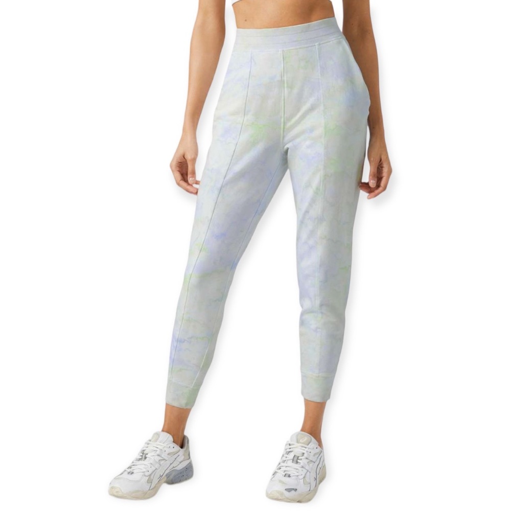 Lululemon LA Sweat Pant in Watercolor Wash White, Stargaze, Daydream, Key Lime 6